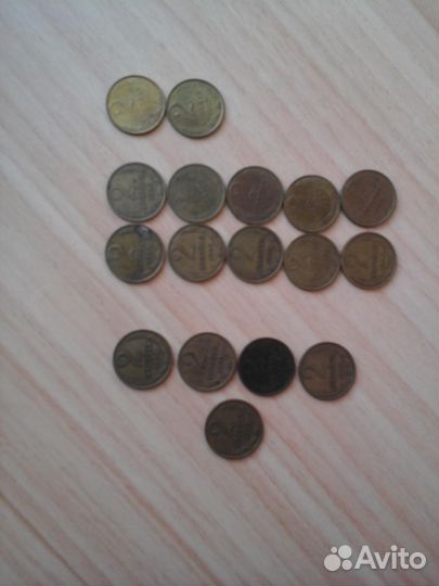 Монеты СССР 2 коп.разных лет: с 1970 г по 1991г