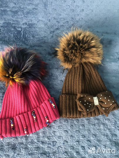 Шапка итальянский меринос ручная работа