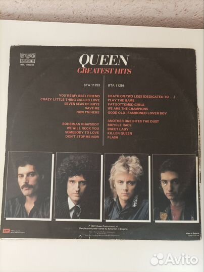 Виниловая пластинка Queen Greatest hits