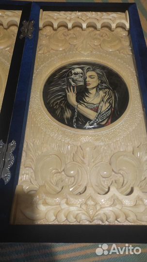 Нарды- шахматы - ручной работы