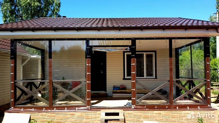 Прозрачные пвх окна