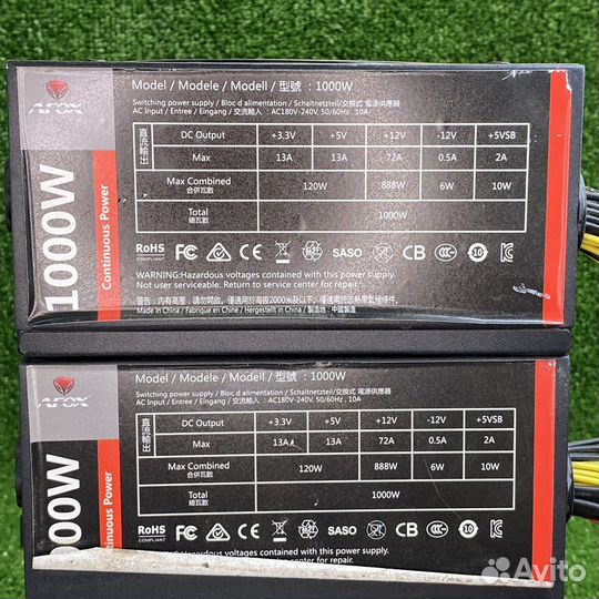 Блок питания afox 1000w для компьютера