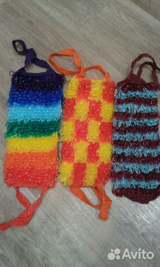 Мочалка ручной работы