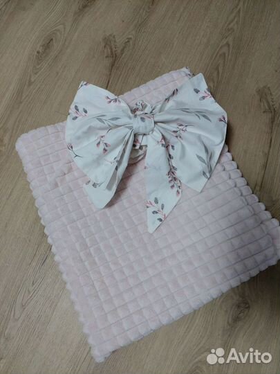 Конверт одеяло на выписку для девочки