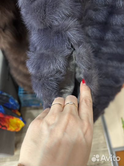 Шуба норковая автоледи 42р