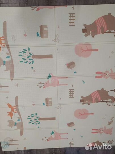 Складной коврик для ползанья 180х200