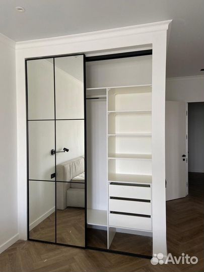 Двери купе для шкафа, ниши, гардеробной
