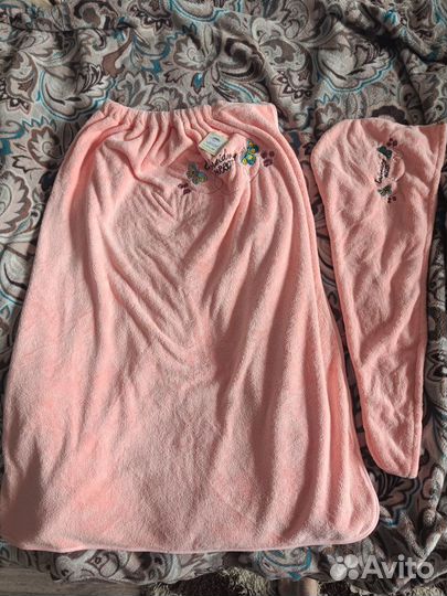 Женский халат для сауны