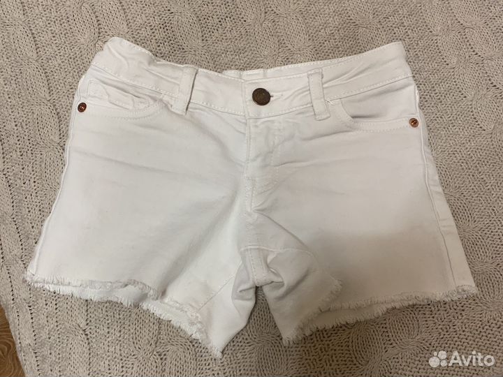 Шорты белые для девочки
