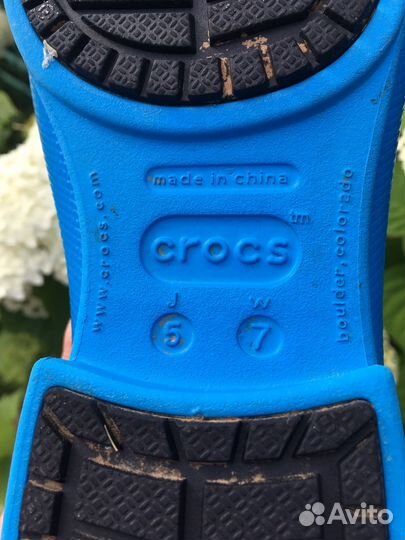 Резиновые сапоги crocs