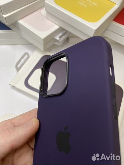 Чехол Silicone Case на iPhone 14 Pro Max MagSafe