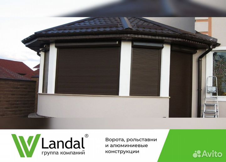 Рольставни на окна RH-45PN 800х1100мм