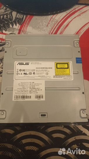 DVD привод внутренний, оптический asus