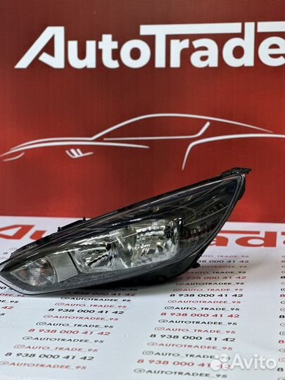 Фара черная ford focus 3 рестайлинг