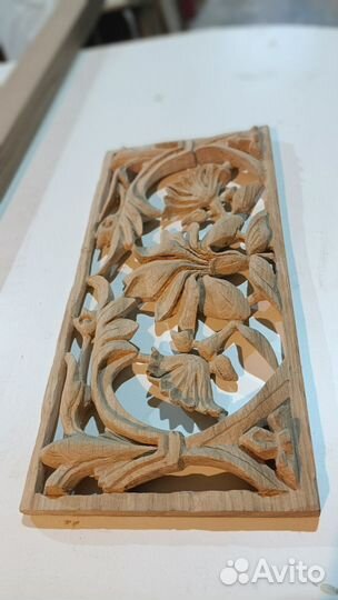 Ручная резьба по дереву, деталь