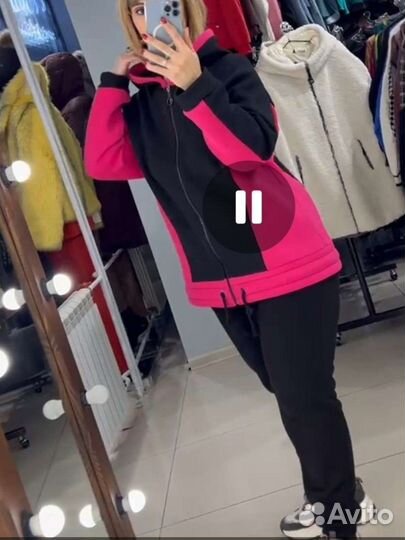 Спортивный костюм женский с начесом, новый