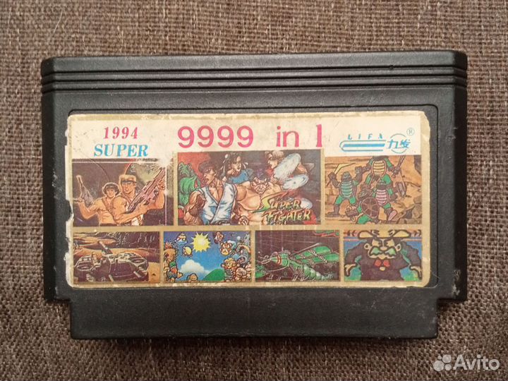 Картридж dendy (Lifa) 9999 in 1 чайки