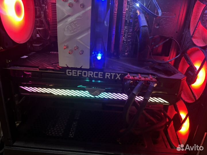 Видеокарта asus GeForce RTX 3070 Ti ROG Strix OC