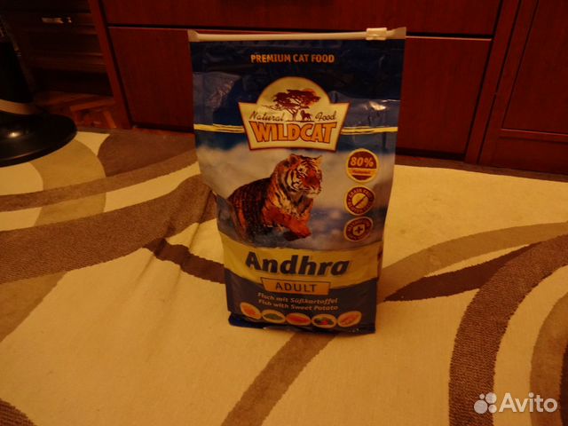 Корм Wildcat Andhra для кошек