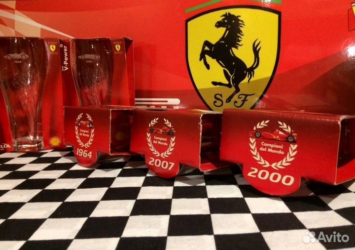 Коллекционные стаканы Scuderia Ferrari
