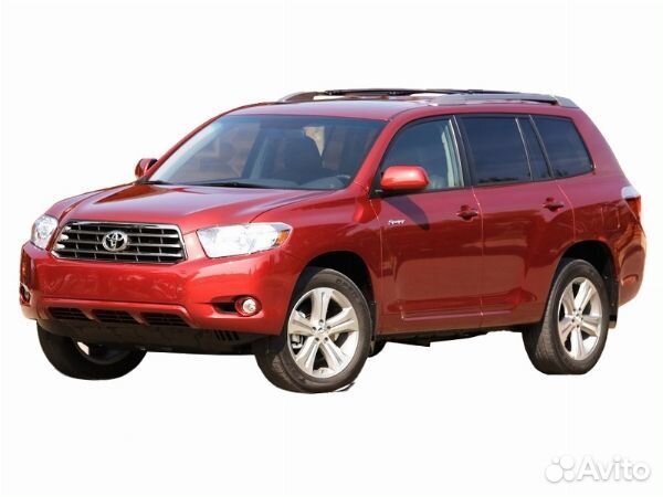 Полотно зеркала Toyota Highlander 07-13 (Справа/ Обогрев)