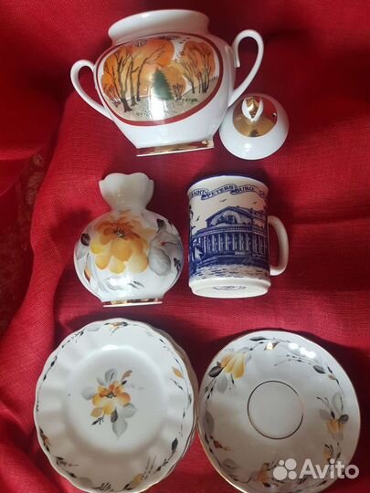 Фарфоровая посуда лфз СССР