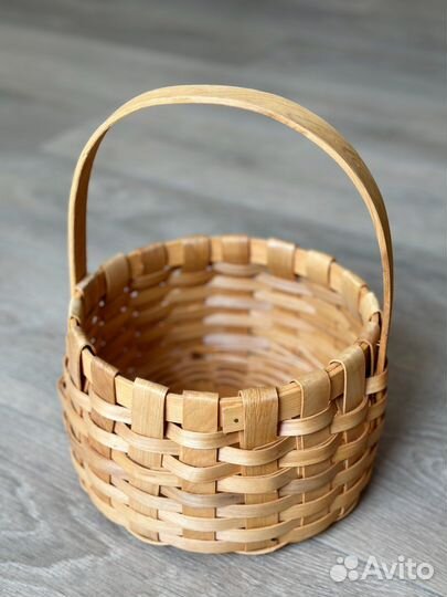 Корзина плетеная большая