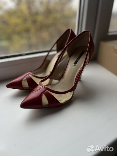 Красные туфли Zara 37