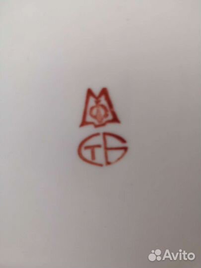 Антикварные тарелки 6 шт