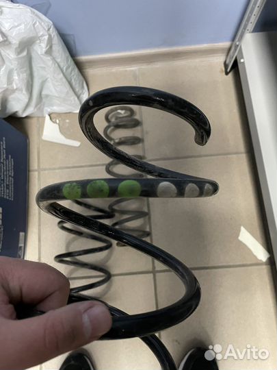 Пружины vw polo передние от рестайлинга и задние