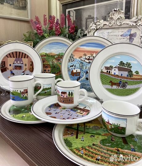 Тарелки и чашки Villeroy& Boch