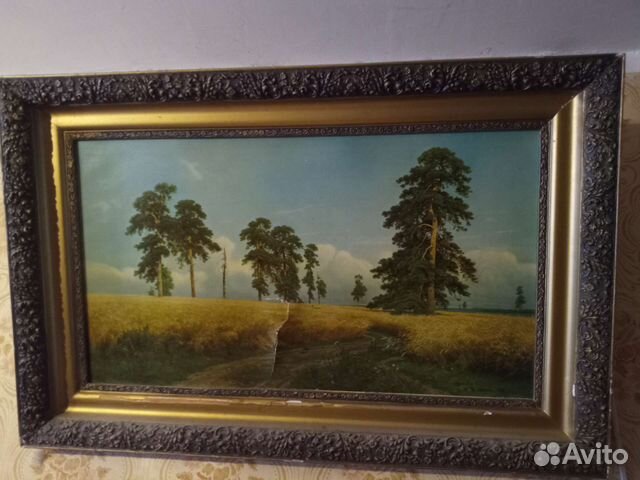 Репродукция картины Рожь (Шишкин)