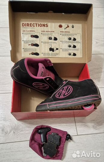 Кроссовки детские heelys роликовые