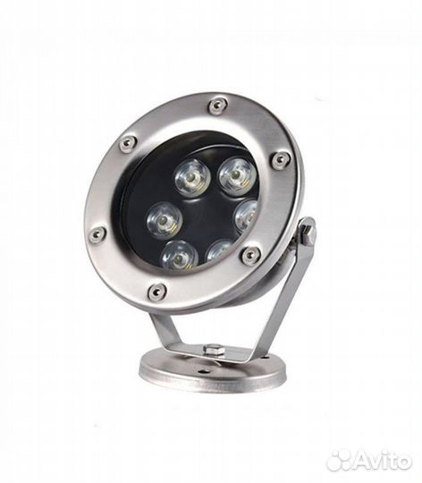 Подводный светильник. 24В ас, 6 Вт, цвет: RGB