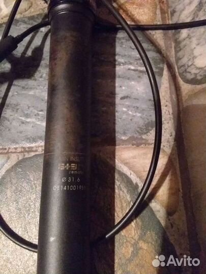 Подседельный штырь KS с дроппером 31,6/100 мм хода