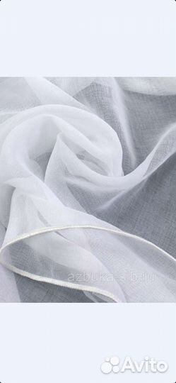 Тюль батист, мрамор, канвас, лен