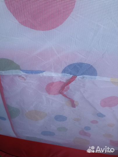 Детская игровая палатка с тоннелем