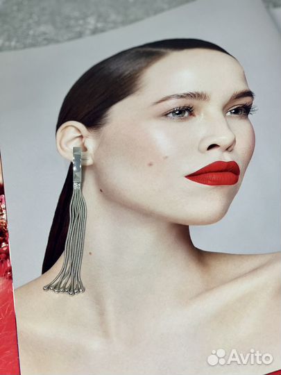 Серьги металлические кисти тренд