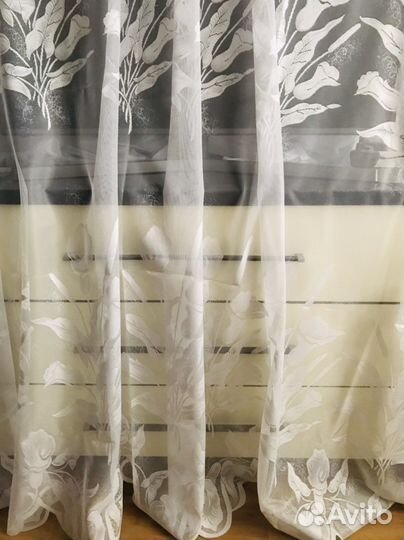Тюль новый (отрез)