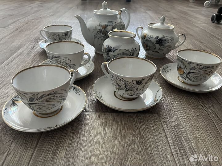 Сервиз чайный Ленинградский фарфоровый завод