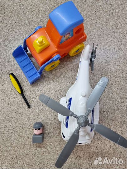 Вертолет полесье, трактор разборный