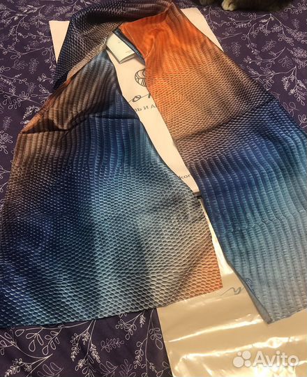 Шарф Эконика натуральный шёлк палантин LV