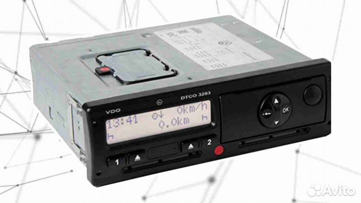 Тахограф вдо 3283 (Новый) с скзи (нкм)