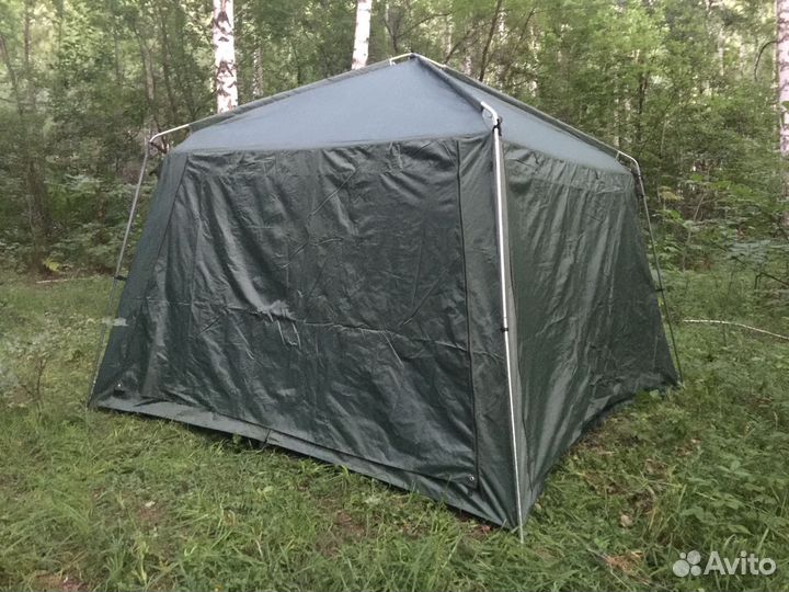 Беседка (шатер) с козырьком