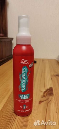 Wella shockwaves гель-спрей Sea Salt Texture