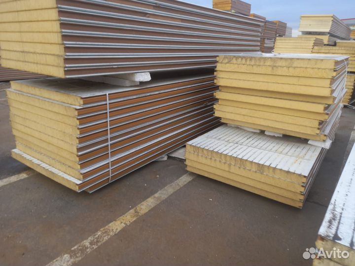 Сэндвич панели бу 10000 м2 в наличии