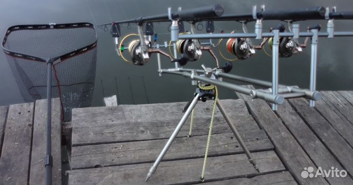 Карповые снасти чехол подсак катушка удилище