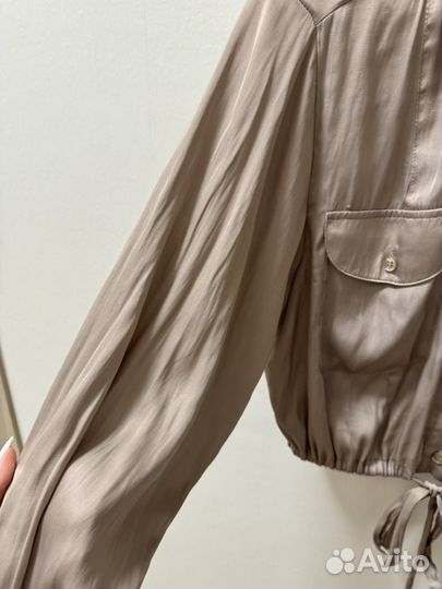 Шелковая рубашка