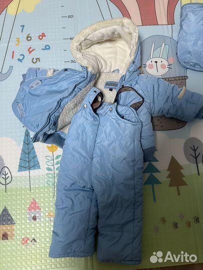 Конверт-комбинизон зимний для мальчика