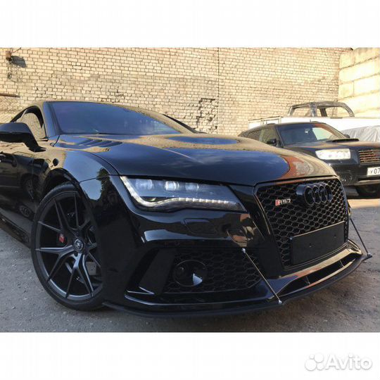 Сплиттер бампера Audi A7 RS7